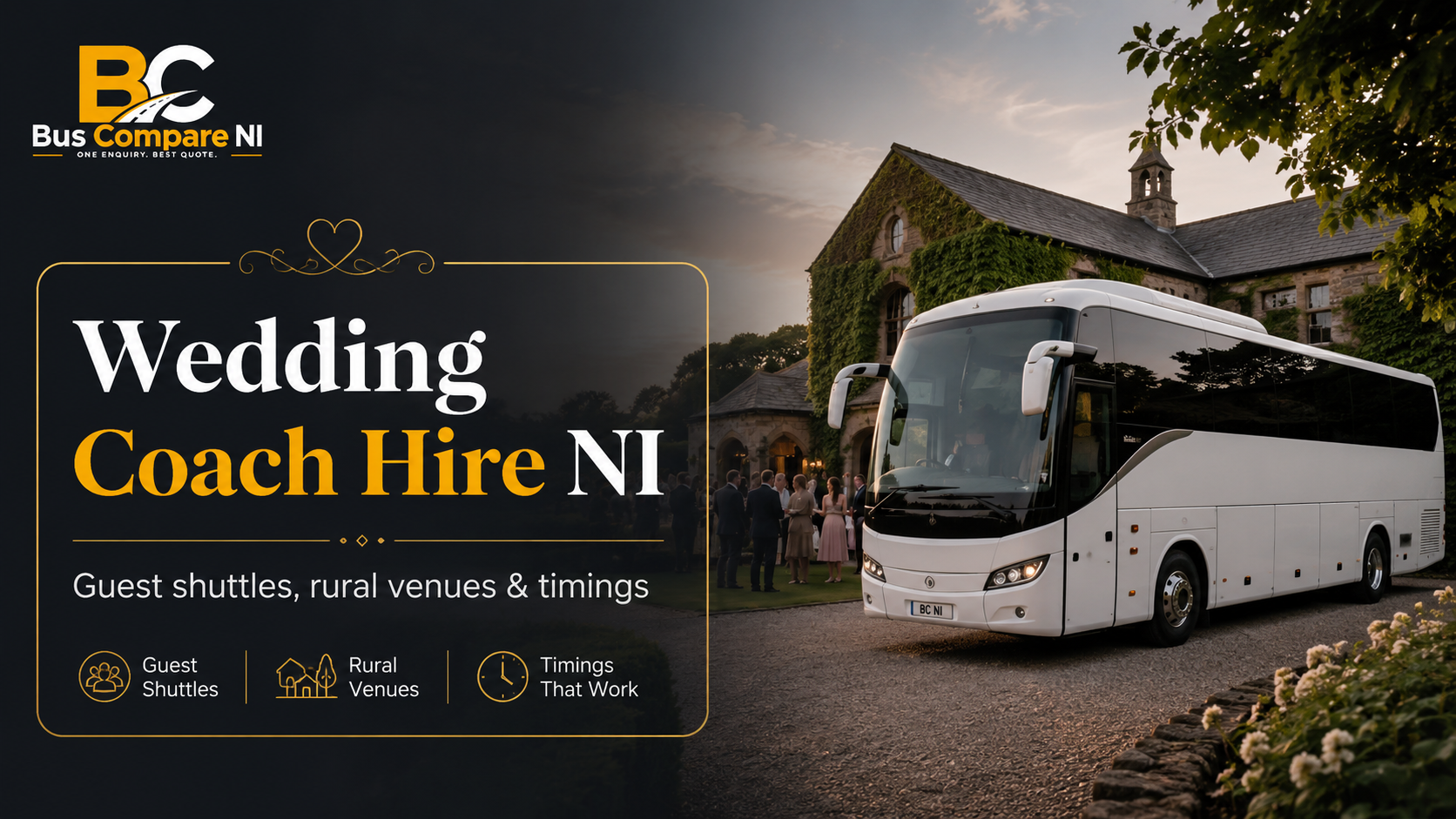 Wedding coach hire Northern Ireland