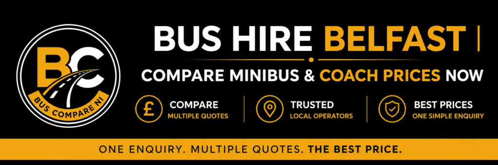 Bus hire Belfast minibus and coach comparison